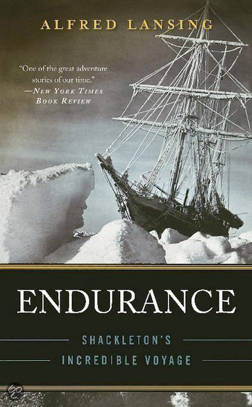 **Endurance** by **Alfred Lansing** tells the true story about how the Trans-Antarctic expedition led by Ernest Shackleton lost their ship and spent two years trying to get back to civilization. Great read.