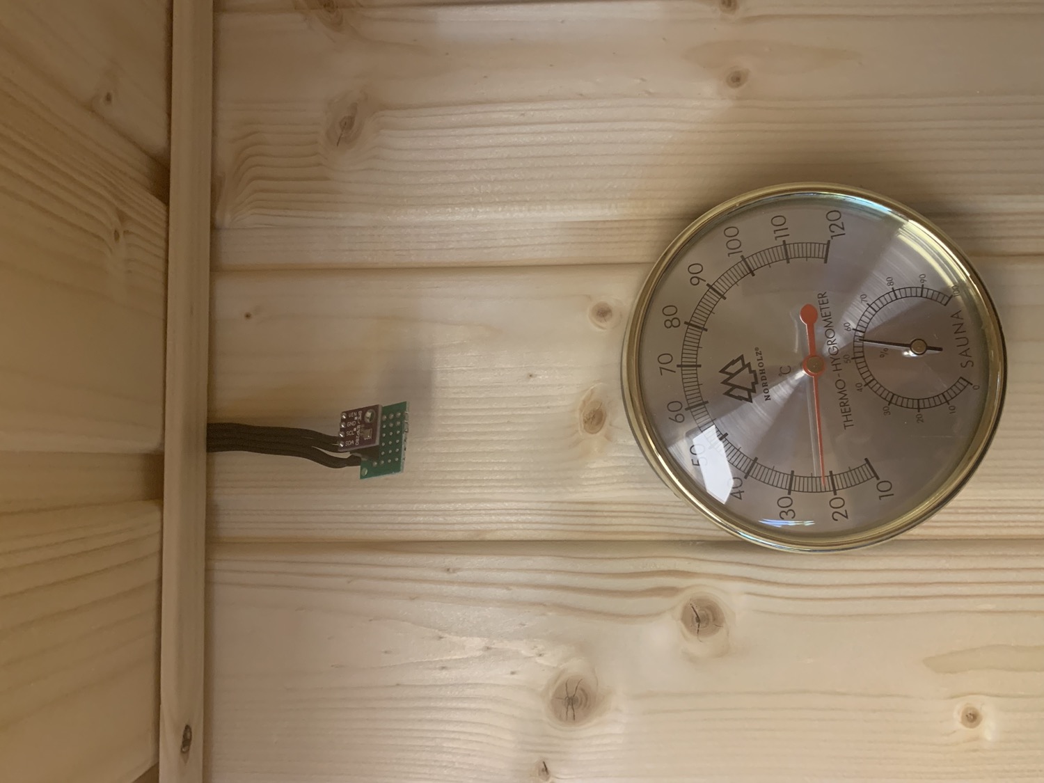 Temperature and Humidity Sensor Sauna