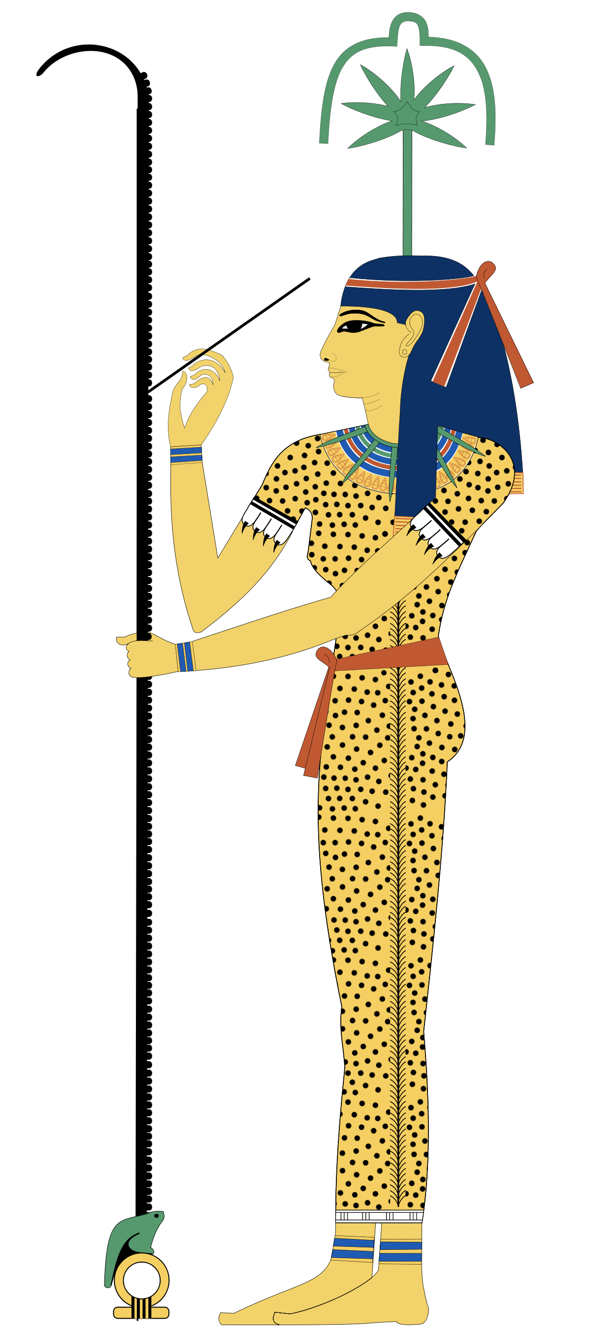 ***Seshat*** was the ancient Egyptian goddess of wisdom, knowledge and writing; also known as a scribe and record keeper. Source: [wikipedia](https://en.wikipedia.org/wiki/Seshat#/media/File:Seshat.svg)