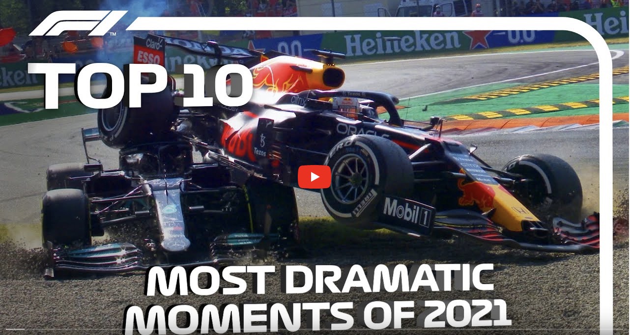 **[Top 10 Most Dramatic Moments Of The 2021 F1 Season](https://www.youtube.com/watch?v=yO2SBWOgci4)**, unfortunately this can only be played on YouTube (not embedded here).